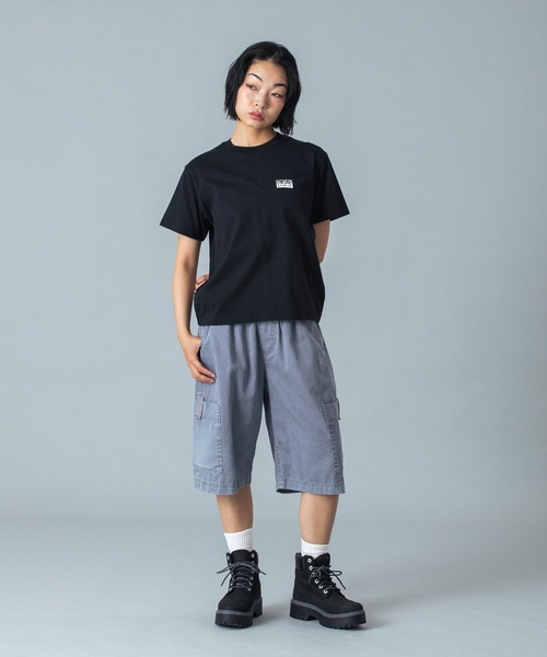 セール】BICOLOR BOX LOGO S/S TEE（Tシャツ/カットソー）｜X
