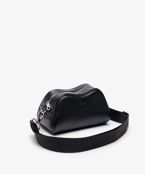 LACOSTE（ラコステ）の「ローラ ラウンドミニショルダーバッグ（ショルダーバッグ・レディース・ブラック/グレー・FREE）」の4枚目の写真