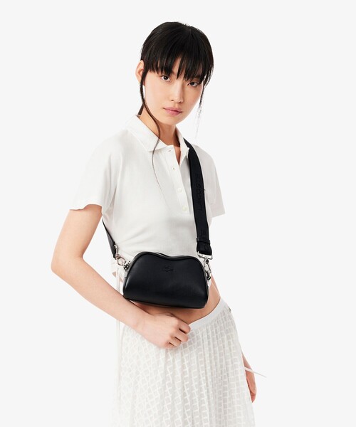 国内買付【LACOSTE】すぐ届く ラウンド ミニ ショルダーバッグ セール】ローラ ラウンドミニショルダーバッグ（ショルダー