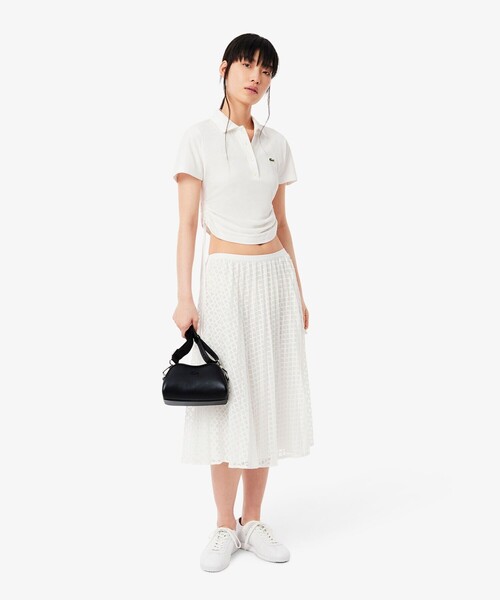 LACOSTE（ラコステ）の「ローラ ラウンドミニショルダーバッグ（ショルダーバッグ・レディース・ブラック/グレー・FREE）」の8枚目の写真