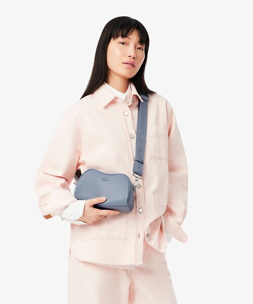LACOSTE（ラコステ）の「ローラ ラウンドミニショルダーバッグ（ショルダーバッグ・レディース・ブラック/グレー・FREE）」の13枚目の写真