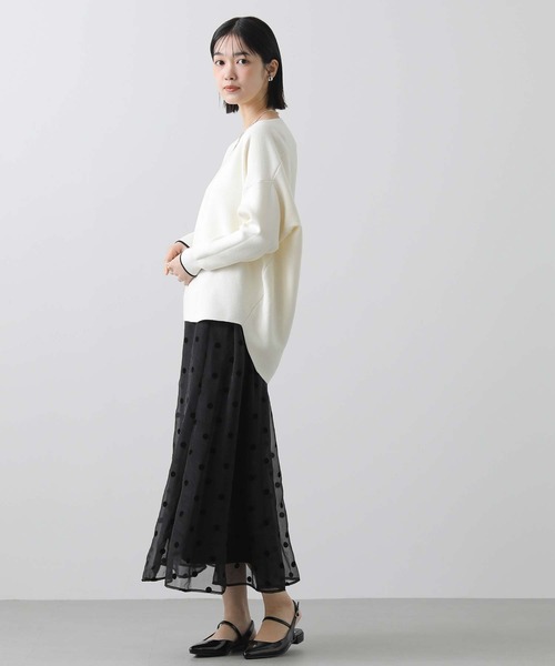 Gready Brilliant 新品　未使用　AuieF ロングスカート Gready Brilliant AuieF リネンドット マーメイドスカート
