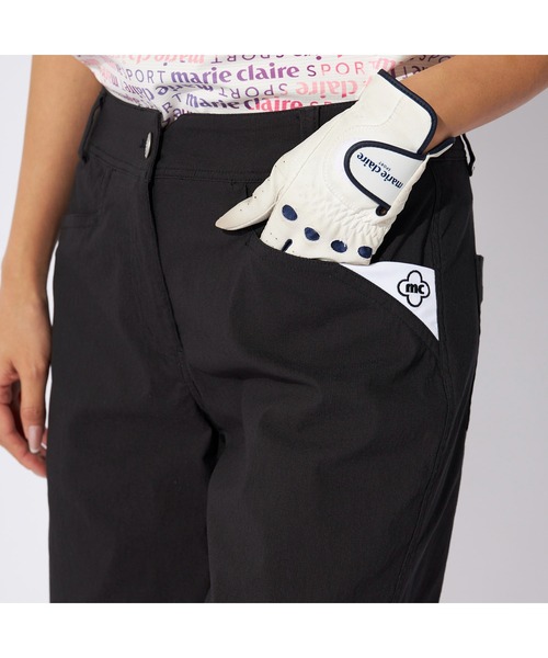 marie claire（マリ・クレール）の「marie claire GOLF/マリクレール ゴルフ ゴルフウェア 吸汗速乾 UVカット ストレッチ ショートパンツ ハーフパンツ（その他パンツ・レディース・イエロー/ライトグレー/ブラック・L/M/LL）」の13枚目の写真