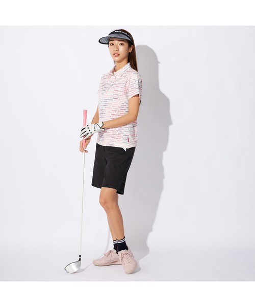 marie claire（マリ・クレール）の「marie claire GOLF/マリクレール ゴルフ ゴルフウェア 吸汗速乾 UVカット ストレッチ ショートパンツ ハーフパンツ（その他パンツ・レディース・イエロー/ライトグレー/ブラック・L/M/LL）」の8枚目の写真