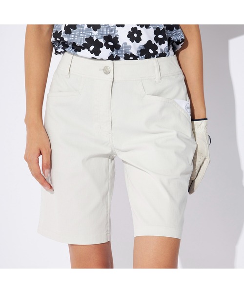 marie claire（マリ・クレール）の「marie claire GOLF/マリクレール ゴルフ ゴルフウェア 吸汗速乾 UVカット ストレッチ ショートパンツ ハーフパンツ（その他パンツ・レディース・イエロー/ライトグレー/ブラック・L/M/LL）」の21枚目の写真