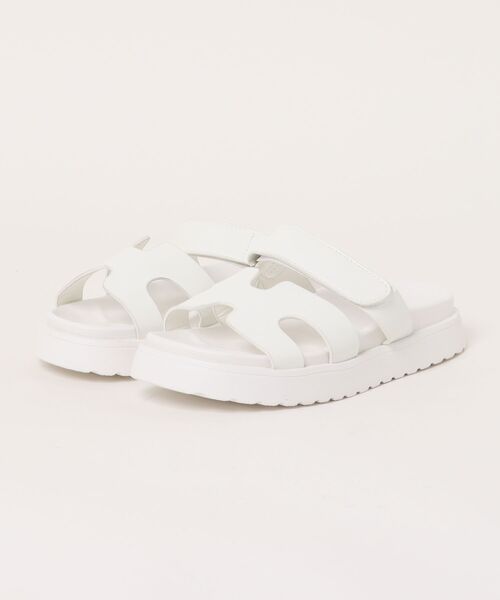 H.TOKYO（エイチトウキョウ）の「コンフォートサンダル（サンダル・レディース・ブラック/オレンジ/ホワイト・36/38/40）」の8枚目の写真