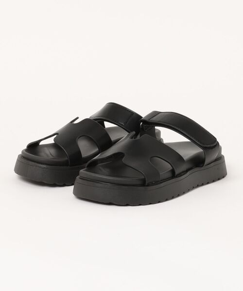 H.TOKYO（エイチトウキョウ）の「コンフォートサンダル（サンダル・レディース・ブラック/オレンジ/ホワイト・36/38/40）」の9枚目の写真