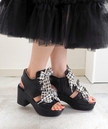 byあしながおじさん | 厚底ダブルリボンサンダル　8490103(サンダル)