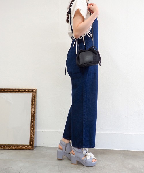 byあしながおじさん（バイアシナガオジサン）の「厚底ダブルリボンサンダル　8490103（サンダル・レディース・ラベンダー/ブラック/アイボリー・S/M/L/LL）」の22枚目の写真