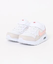 NIKE（ナイキ）の「NIKE ナイキ AIR MAX SC TDV ベビースニーカー ストラップシューズ 子供靴(エアマックスSCTDV) CZ5361 122 ホワイト/エコーピンク/ライトオールウッドブラウン（スニーカー・キッズ）」