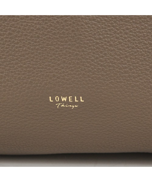 LOWELL things（ロウェル　シングス）の「Valley/かがりレザーワンショルダー（トートバッグ・レディース・ライトグレー/ブラック/グレー/アイボリー・フリー）」の9枚目の写真