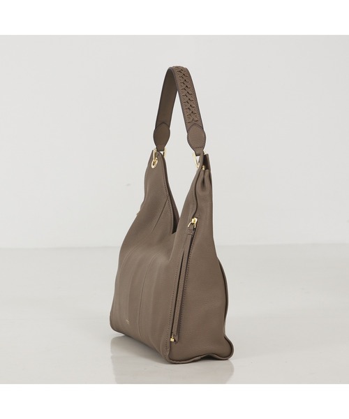 LOWELL things（ロウェル　シングス）の「Valley/かがりレザーワンショルダー（トートバッグ・レディース・ライトグレー/ブラック/グレー/アイボリー・フリー）」の13枚目の写真
