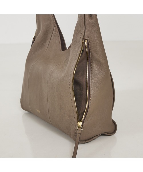 LOWELL things（ロウェル　シングス）の「Valley/かがりレザーワンショルダー（トートバッグ・レディース・ライトグレー/ブラック/グレー/アイボリー・フリー）」の16枚目の写真