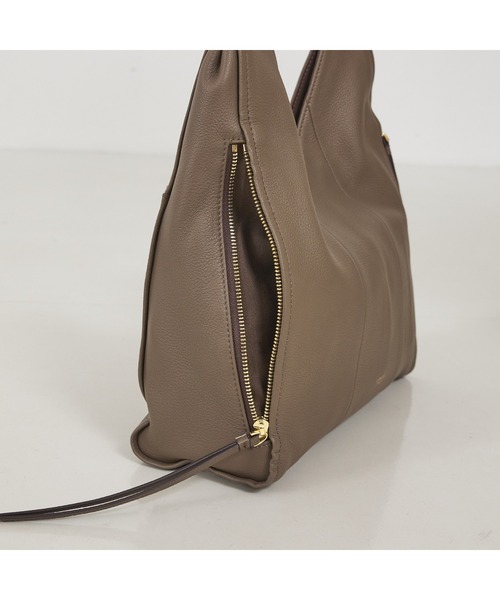 LOWELL things（ロウェル　シングス）の「Valley/かがりレザーワンショルダー（トートバッグ・レディース・ライトグレー/ブラック/グレー/アイボリー・フリー）」の17枚目の写真