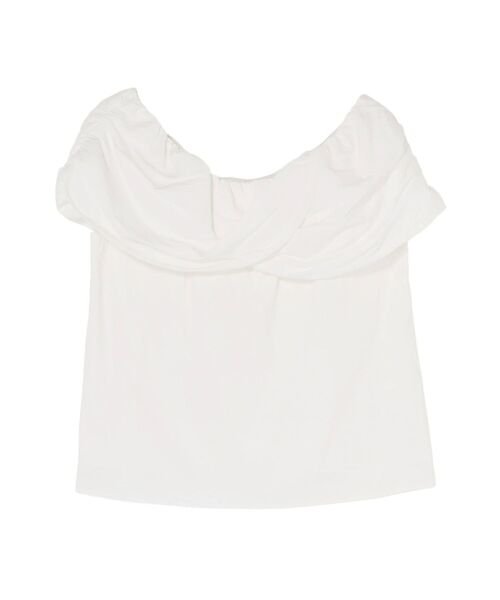 LAGUNAMOON（ラグナムーン）の「2WAYタックオフショルブラウス（シャツ/ブラウス・レディース・ブラウン/ホワイト/ミント・FREE）」の2枚目の写真