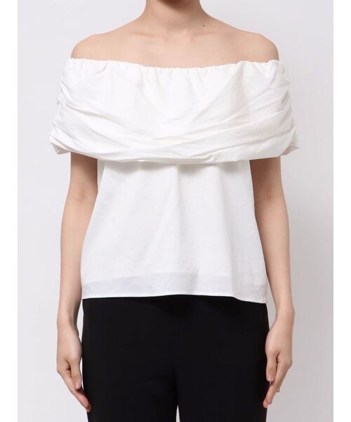 LAGUNAMOON（ラグナムーン）の「2WAYタックオフショルブラウス（シャツ/ブラウス・レディース・ブラウン/ホワイト/ミント・FREE）」の17枚目の写真