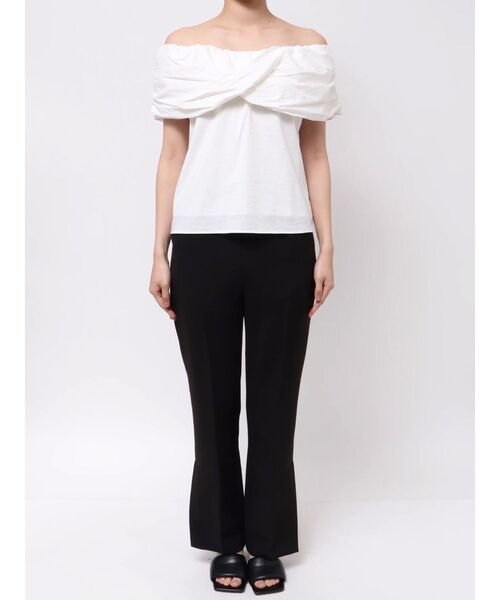 LAGUNAMOON（ラグナムーン）の「2WAYタックオフショルブラウス（シャツ/ブラウス・レディース・ブラウン/ホワイト/ミント・FREE）」の18枚目の写真