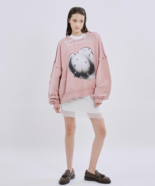 トレーナー スウェット 「 Seivson X 三上悠亜 SCREW PEACH COLLECTION 」SCREW PEACH COLLECTION Seivson X 三上悠亜 SCREW PEACH COLLECTION 】SCREW PEACH