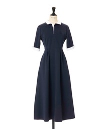 Polo Tuck Flared Dress