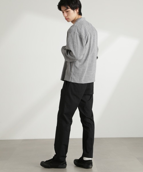 lownn \"Neo Trousers\" サマーウール ワンタック スラックス 楽天市場】【洋服の青山】春夏 グレー系 プレミアムスタンダード