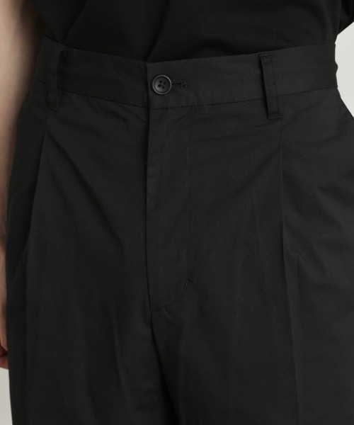 NANO universe（ナノユニバース）の「TCクールマックス ワンタックスラックス（スラックス・メンズ・グレー/ブラック/カーキ・L/M/S/XL）」の7枚目の写真