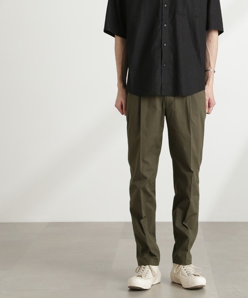 lownn \"Neo Trousers\" サマーウール ワンタック スラックス 楽天市場】【洋服の青山】春夏 グレー系 プレミアムスタンダード