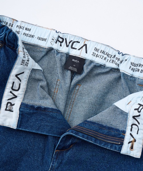 RVCA(ルーカ)の「RVCA メンズ 24/7 デニムパンツ 【2025年春夏モデル】/ルーカワイドデニムパンツ(デニムパンツ・メンズ・インディゴブルー/ホワイト×ブラック/クリーム・34inch/32inch/30inch)」の15枚目の写真