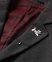 Quit Running（クイトランニング）の「メタル細工 ラペルピン スーツ襟元アクセサリー 専用BOX付（ネクタイピン）」