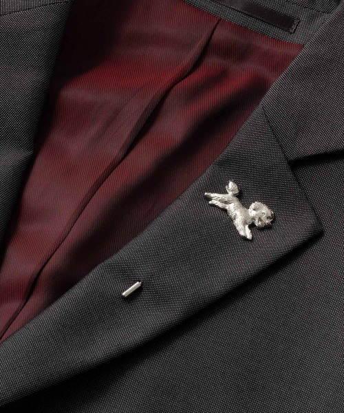 セール】メタル細工 ラペルピン スーツ襟元アクセサリー 専用BOX付