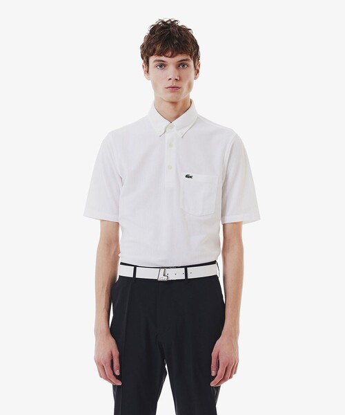 【LACOSTE】ラコステ イニシャルバックルレザーベルト イニシャルバックルレザーベルト | LACOSTE/ラコステ | 三越