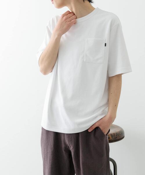 ITEMS URBANRESEARCH(アイテムズ アーバンリサーチ)の「『速乾/イージーケア/UVカット』高機能ポンチショートスリーブカットソー(Tシャツ/カットソー・メンズ・ブラック/ベージュ/ブルー/ホワイト・SMALL/MEDIUM/LARGE)」の9枚目の写真