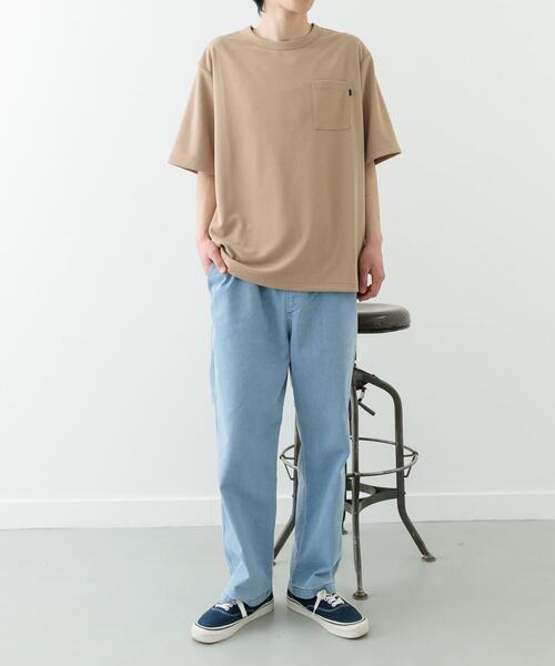 ITEMS URBANRESEARCH(アイテムズ アーバンリサーチ)の「『速乾/イージーケア/UVカット』高機能ポンチショートスリーブカットソー(Tシャツ/カットソー・メンズ・ブラック/ベージュ/ブルー/ホワイト・SMALL/MEDIUM/LARGE)」の18枚目の写真