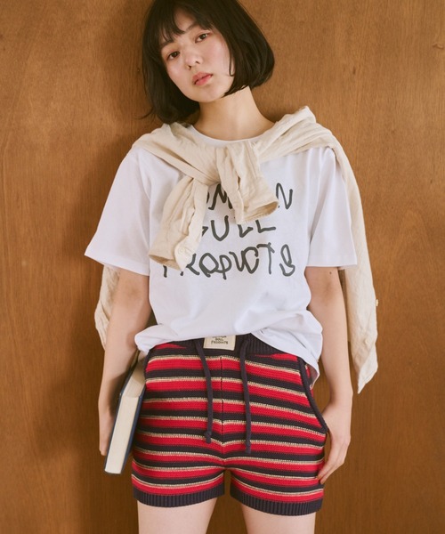 初夏の息吹感じるニットショーパン（その他パンツ）｜common