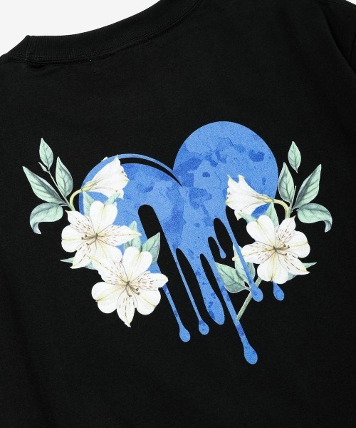 rehacer(レアセル)の「rehacer : Flower Drop Relax Fit T-shirt / フラワー ドロップ リラックスフィット Tシャツ(Tシャツ/カットソー・メンズ・ホワイト/ブラック・SMALL/MEDIUM/LARGE/X-LARGE)」の12枚目の写真