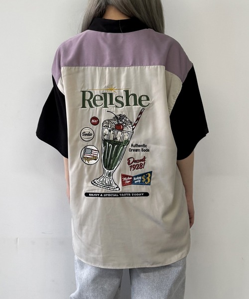 セール】クリームソーダ刺繍シャツ（シャツ/ブラウス）｜NICOLE