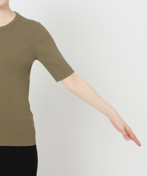 Deuxieme Classe *DINER B RIB クルーネック 追加 Diner B RIB クルーネックプルオーバー（ニット／セーター