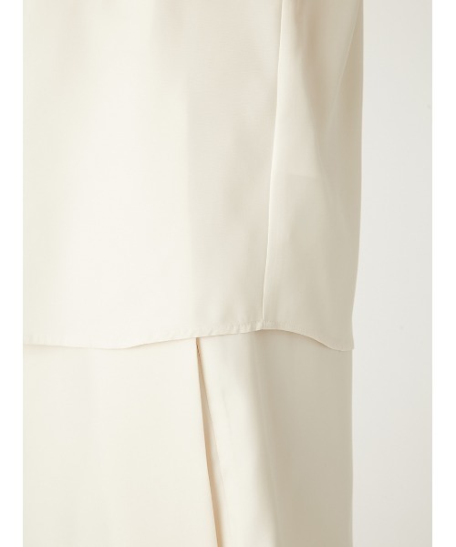 FRAY I.D（フレイアイディー）の「ウォッシャブルクールサテンノースリブラウス／ウォッシャブル・接触冷感（シャツ/ブラウス・レディース・アイボリー/ブラウン/ピンク・FREE）」の22枚目の写真