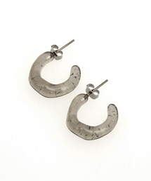 an meets zakka ラメインレジングニャグニャフープピアス