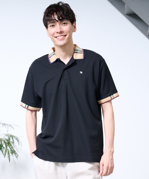 Arnold Palmer（アーノルドパーマー）の「パーマー リブライン シェア ポロシャツ（ポロシャツ・レディース・ブラック/ネイビー/ホワイト・M/XS/L/S/LL）」の13枚目の写真