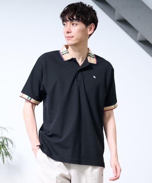 Arnold Palmer（アーノルドパーマー）の「パーマー リブライン シェア ポロシャツ（ポロシャツ・レディース・ブラック/ネイビー/ホワイト・M/XS/L/S/LL）」の14枚目の写真