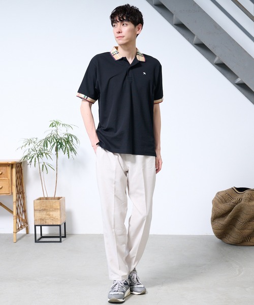 Arnold Palmer（アーノルドパーマー）の「パーマー リブライン シェア ポロシャツ（ポロシャツ・レディース・ブラック/ネイビー/ホワイト・M/XS/L/S/LL）」の15枚目の写真