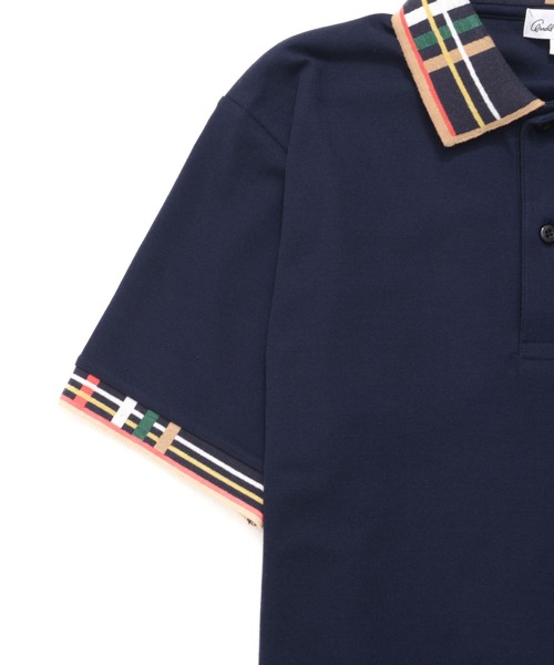 Arnold Palmer（アーノルドパーマー）の「パーマー リブライン シェア ポロシャツ（ポロシャツ・レディース・ブラック/ネイビー/ホワイト・M/XS/L/S/LL）」の21枚目の写真