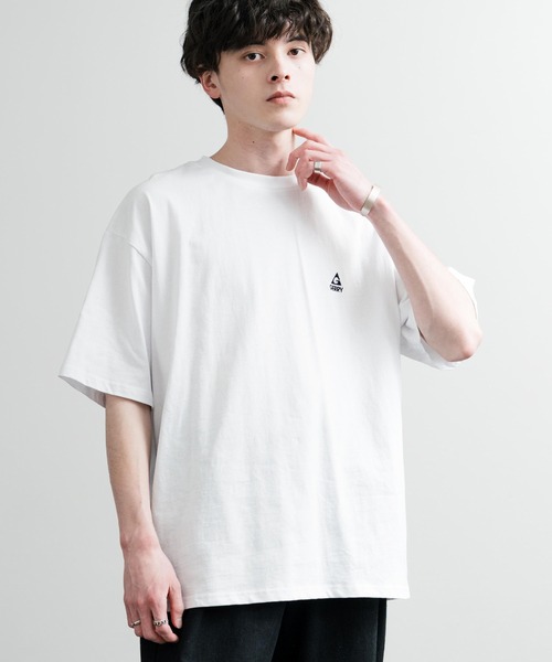 GERRY(ジェリー)の「GERRY ジェリー オーバーサイズワンポイントロゴ刺繍バックプリント半袖クルーネックTシャツ(Tシャツ/カットソー・メンズ・ブラック/ホワイト系/ホワイト系1/ブルー/アッシュグレー/グレー系/ブルー系/ブラック系/ブルー系1/ホワイト/グレー系1/ブラック系1・M/L/LL)」の14枚目の写真