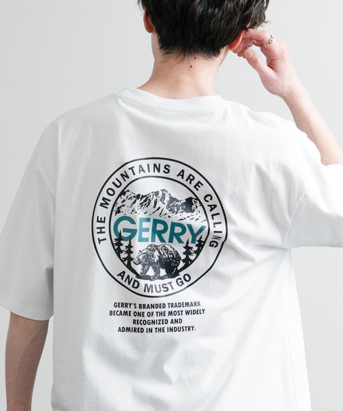 GERRY(ジェリー)の「GERRY ジェリー オーバーサイズワンポイントロゴ刺繍バックプリント半袖クルーネックTシャツ(Tシャツ/カットソー・メンズ・ブラック/ホワイト系/ホワイト系1/ブルー/アッシュグレー/グレー系/ブルー系/ブラック系/ブルー系1/ホワイト/グレー系1/ブラック系1・M/L/LL)」の20枚目の写真