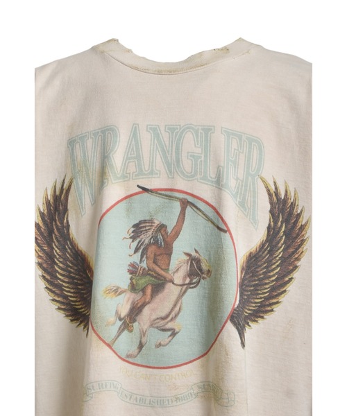 JUN/NAKAYAMA（ジュンナカヤマ）の「WRANGLER T-SHIRTS（Tシャツ/カットソー・メンズ・オフホワイト・MEDIUM/LARGE）」の3枚目の写真