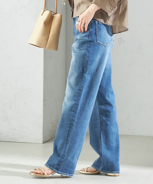 SHIPS(シップス)の「〈洗濯機可能〉ストレッチ ストレート デニム パンツ(デニムパンツ・レディース・ブルー・36/38/40)」の10枚目の写真