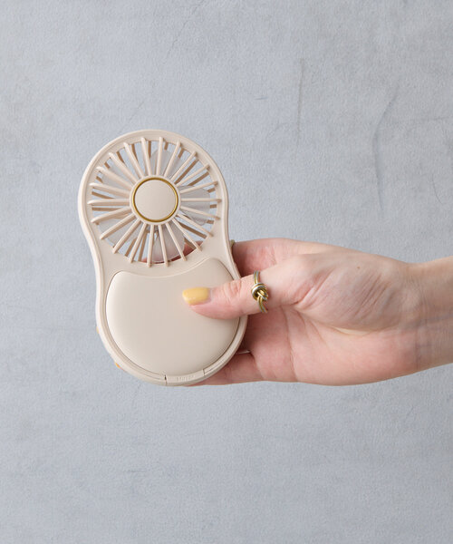 BIRTHDAY BAR（バースデイバー）の「LEDミラー付きハンディファン（生活家電・レディース・ベージュ/パープル・0）」の13枚目の写真