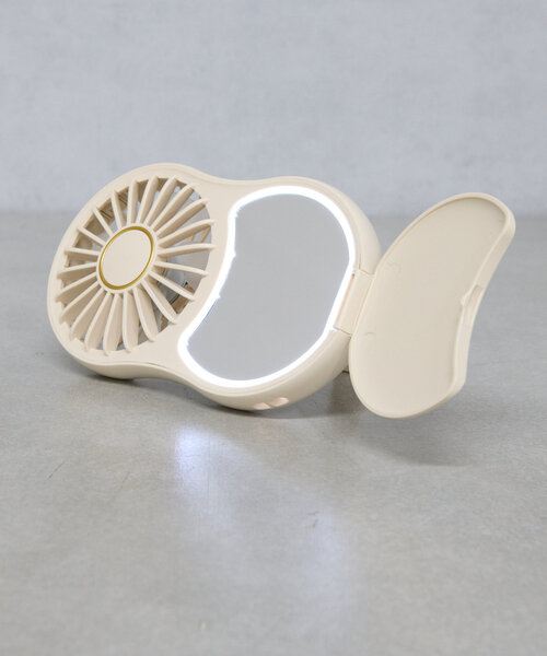 BIRTHDAY BAR（バースデイバー）の「LEDミラー付きハンディファン（生活家電・レディース・ベージュ/パープル・0）」の17枚目の写真