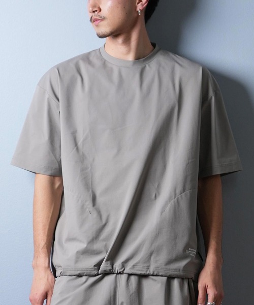 ムラサキスポーツ(ムラサキスポーツ)の「【限定】DEAR LAUREL/ディアローレル 半袖 Tシャツ 接触冷感 吸汗速乾 UT COOL DOT TEE D25S2102(Tシャツ/カットソー・メンズ・ブラック/ブルーグレー/ベージュ・M/L)」の1枚目の写真