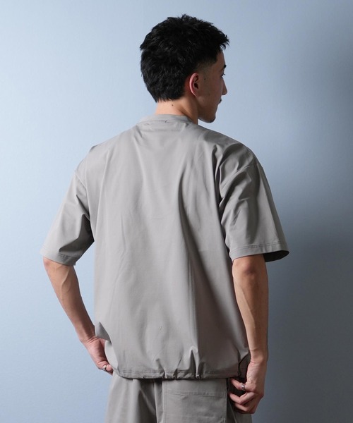 ムラサキスポーツ(ムラサキスポーツ)の「【限定】DEAR LAUREL/ディアローレル 半袖 Tシャツ 接触冷感 吸汗速乾 UT COOL DOT TEE D25S2102(Tシャツ/カットソー・メンズ・ブラック/ブルーグレー/ベージュ・M/L)」の6枚目の写真
